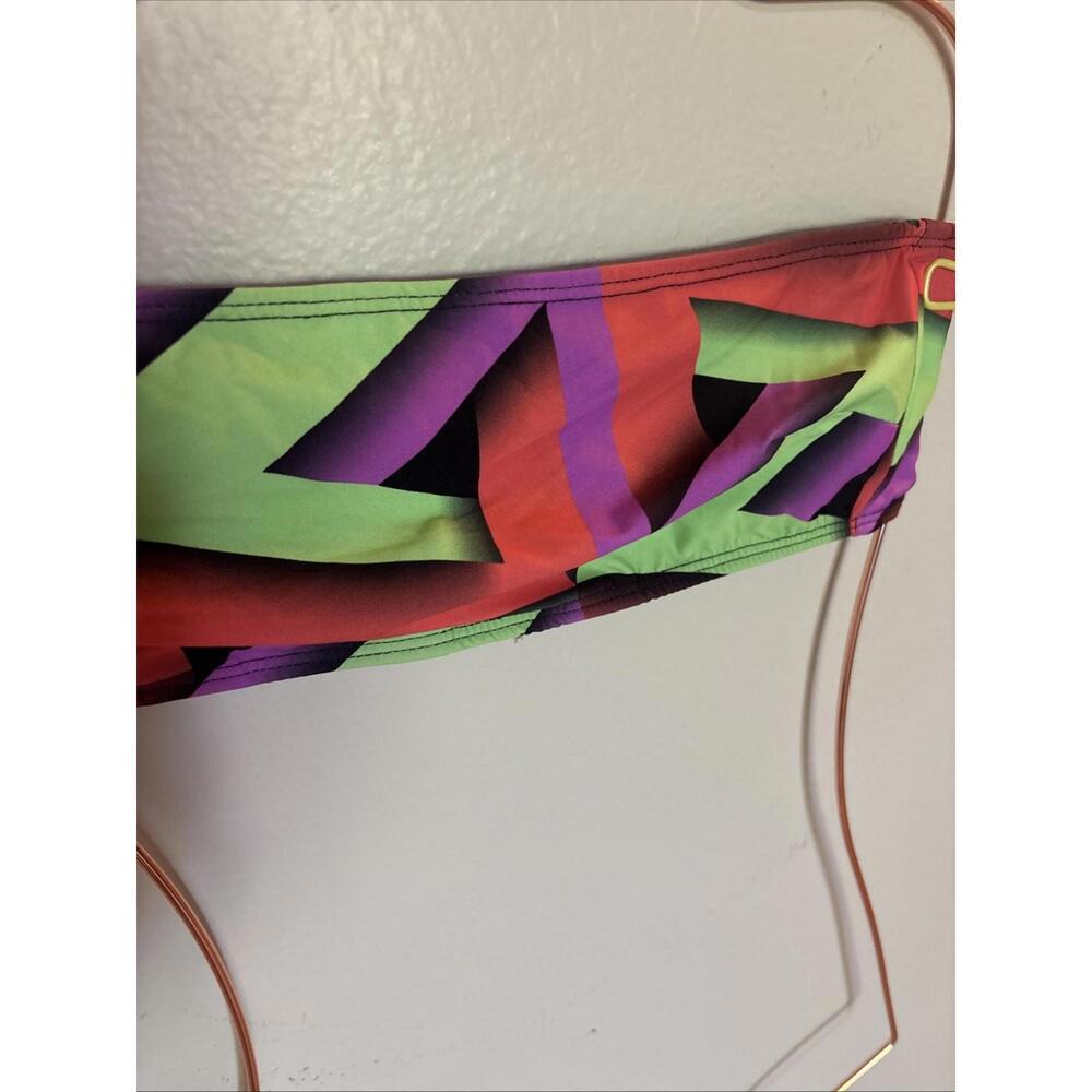 Rachel Comey Bandeau Swim Top in Green Multi, SZ S, $153, New W/Flaw, 1009 - Picture 2 of 5